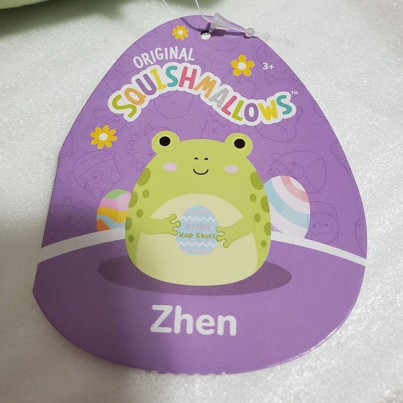 NWT 5" Zhen, Easter Frog Squishmallows - Picture 7 of 9